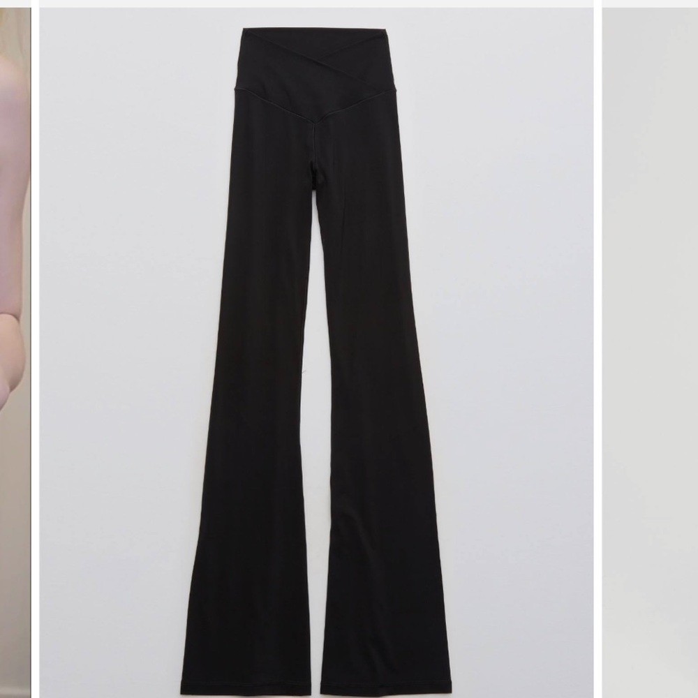 Aerie crossover flare leggings